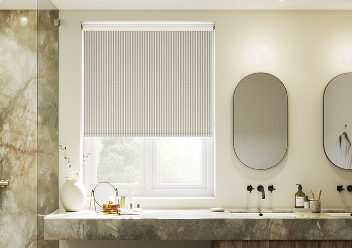 Emily Bond Oscar Stripe, Smoke - Twist&Fit Roller Blind - Image 3